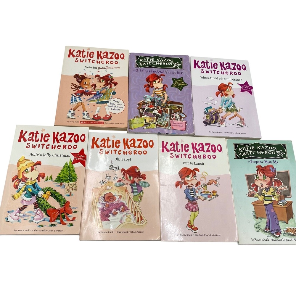 Katie Kazoo Switcheroo Paperback Chapter Books Set Childrens Readers lot of 7